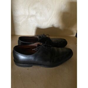 ALLEN EDMONDS DELRAY Men's Dress Shoes Split Toe Derby Black Leather Sz 8.5